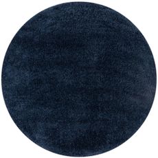 Flair Rugs Kusový koberec Shaggy Teddy Navy kruh - 133x133 (priemer) kruh cm