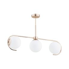 Luster na tyči ASTANA 3xE14/10W/230V zlatá