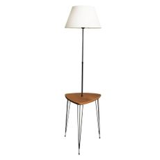 Stojacia lampa v bielo-prírodnej farbe s textilným tienidlom (výška 147 cm) – Opviq lights
