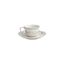 Biele porcelánové šálky v súprave 2 ks na espresso 90 ml Nonna Rosa – Brandani