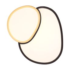 LED stropné svietidlo v čiernej a zlatej farbe 36x43.5 cm Rise – Trio