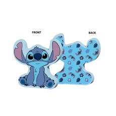 3D mikroplyšový detský vankúšik Lilo and Stitch modrý Setino