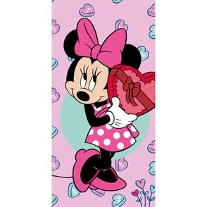 Ružová froté detská osuška 70x140 cm Minnie - Jerry Fabrics