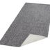 NORTHRUGS - Hanse Home koberce Behúň Twin-Wendeteppiche 103097 grey cream – na von aj na doma - 80x250 cm