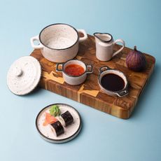 Miska Flowl Atelier sivá s rúčkami ø6 cm - Gaya - 452172