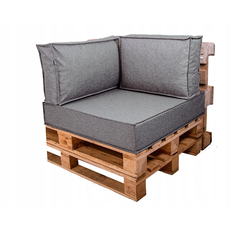 Golden Garden Paletové sedenie Golden Garden GG30/1 podsedák a vankúš 80cm x 80cm x 15cm Melange svetlá