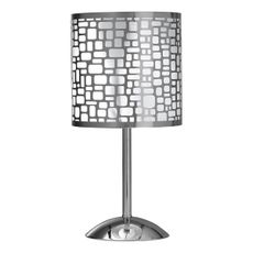 ONLI - Stolná lampa BRUCE 1xE27/15W/230V 40 cm matný chróm