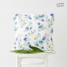 Ľanová obliečka na vankúš 50x50 cm White Flowers – Linen Tales