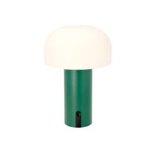 Biela/zelená LED stolová lampa (výška 22,5 cm) Styles – Villa Collection
