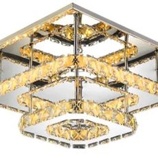 TooLight Krištáľové stropné svietidlo Plafon LED 24W APP409-C APP410-C