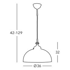 Kolarz 731.32.72 - Luster na lanku NONNA 1xE27/75W/230V