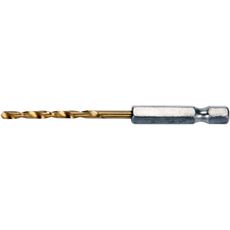 Vrták na kov 3mm TITAN HEX 1/4", délka 81mm - YT-44754