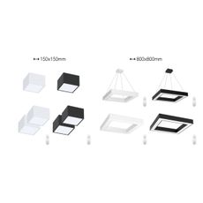 Immax Neo 07072L-15BD- Sada 2x LED Stmievateľné svietidlo CANTO 2xLED/12W/230V +DO