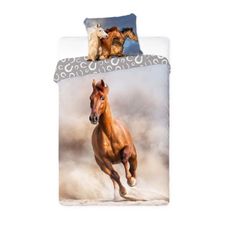 Obliečky bavlnené Deluxe 3D Kone 200x140cm+90x70cm Faro