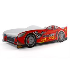 Posteľ Auto 160x80 Pretekár | červený