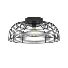 Eglo 43896 - Stropné svietidlo RINROE 1xE27/40W/230V čierna