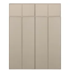 Krémová modulárna skriňa z borovicového dreva 200x250 cm Daily – vtwonen