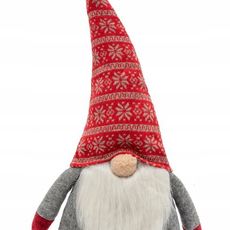 Tutumi Vánoční skřítek ELF 019 - 40 cm červený/šedý