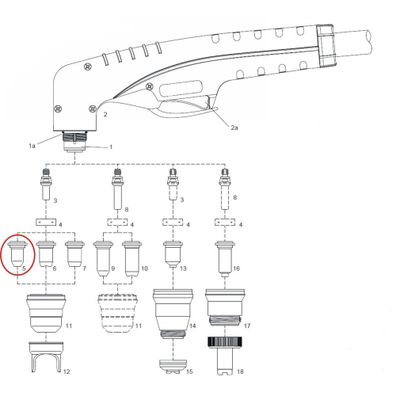 Tryska 0,65 10/20 A 60 (balenie 10 kusov)