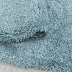 Ayyildiz , Kusový koberec Fluffy Shaggy 3500 blue kruh, 120x120 (priemer) kruh, modrá, obývacia izba