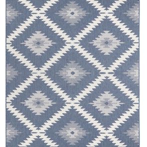 NORTHRUGS - Hanse Home koberce Kusový koberec Twin Supreme 103430 Malibu blue creme – na von aj na doma - 80x150 cm