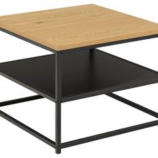 Actona Konferenčný stolík Gilla 55x55 cm divoký dub/čierny