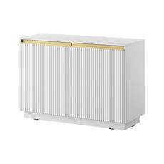 Piaski Komoda Royal II 104 cm bílá/zlatá