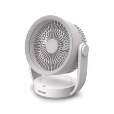 ELDONEX ESF-1010-WH - Nabíjací stolný ventilátor 9W/5V 4000 mAh biely