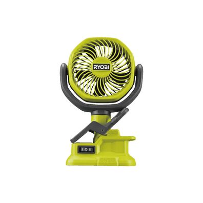 Ryobi RCF18-0 aku ventilátor s klipsom ONE+ (bez batérie a nabíjačky)