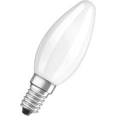 Osram LED žiarovka Base Classic B40, E14, 4 W, 470 lm, 2700 K, opálová, 2 ks