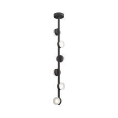 Klausen 140017 - LED Luster na tyči COMFORT 6xLED/5W/230V čierna