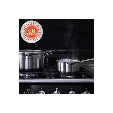 Tefal – 10-dielna sada hrncov NORDICA, nerezová