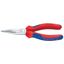 Polkruhové kliešte typu Langbeck 190 mm (s predĺženými čeľusťami) KNIPEX 30 25 190 - chrómované, viaczložkové puzdrá