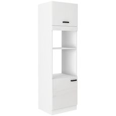 Kuchynská skrinka MIA biely lesk/biely 60dpm-210 2f