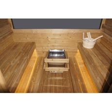 HANKO Vonkajšia sauna pre 6 osôb 210x180x210 cm