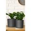 Gardenico Kvetináč Lora antracit, pr. 25 cm, pr. 25 cm