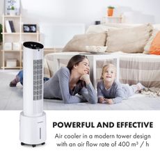 Klarstein Waterfall, ochladzovač vzduchu, 45 W, 4 l, 2 x chladiaci box, mobilný