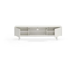 Biely TV stolík 180x52 cm Sierra – Teulat