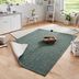 NORTHRUGS - Hanse Home koberce Kusový koberec Twin-Wendeteppiche 103095 green cream – na von aj na doma - 80x150 cm