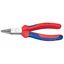 Okrúhle kliešte 140 mm KNIPEX 22 02 140 - leštená hlava, viaczložkové puzdrá