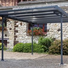 Kovový přístřešek / carport 297 x 494 cm Dekorhome