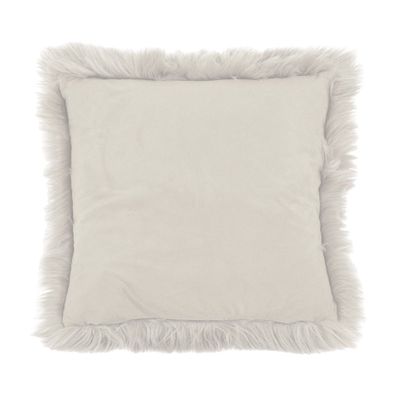 Béžový vankúš Tiseco Home Studio Sheepskin, 45 x 45 cm