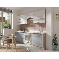 Kuchynská linka Favorit 260 C Plus s pracovná doska Latte/White