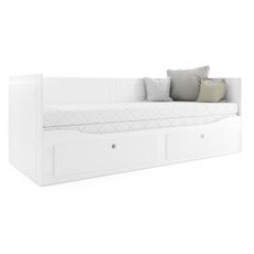 Interbeds Hermes Skladacia detská posteľ 80x200 biela (po rozložení 160x200cm)