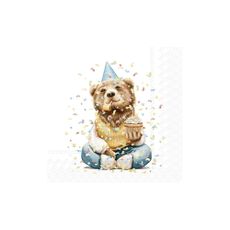 Papierové obrúsky v súprave 20 ks Happy Teddy - IHR