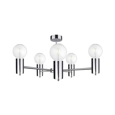 Luster na tyči ARD 5xE27/60W/230V lesklý chróm