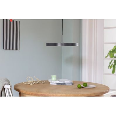 Antracitovosivé LED závesné svietidlo s kovovým tienidlom ø 43 cm Asteria Medium – UMAGE