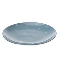 Blankytný modrý keramický tanier Dakls Dottie, ø 25 cm