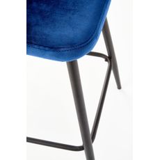 HALMAR H-96 barová stolička granátová / čierna