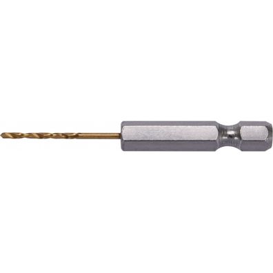 Vrták na kov 1,5mm TITAN HEX 1/4", délka 63mm - YT-44750